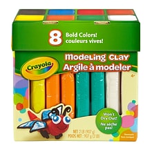 Crayola Modeling Clay, 2 lb. Jumbo Assortment, 8 Colors/Box, 3 Boxes (BIN570315-3)