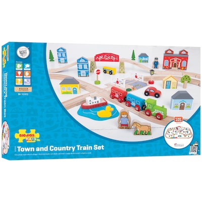 Bigjigs® Rail Town & Country Train Set, Multicolored