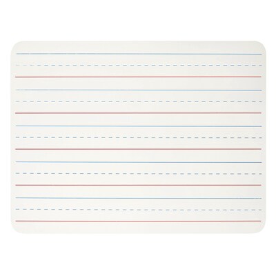 Charles Leonard 1-Sided Melamine Mobile Dry-Erase Whiteboard, 9" x 12", Pack of 12 (CHL35115-12)