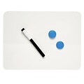 Charles Leonard 2-Sided Magnetic Plastic Mobile Dry-Erase Whiteboard, 9 x 12, 3/Pack (CHL35130-3)