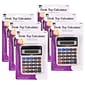 Charles Leonard 8-Digit Dual Powered Desktop Calculator, Gray, Pack of 6 (CHL39200-6)