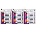 CLI Dry Erase Markers, Chisel Tip, Assorted, 8/Pack, 3 Packs (CHL47828-3)