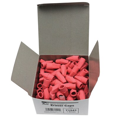 CLI Cap Eraser, Pink, 144/Pack, 6 Packs (CHL71541-6)