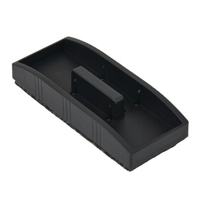 CLI Erase Magnetic Whiteboard Eraser with Storage for 2 Markers, Black, 12/Pack (CHL74530-12)