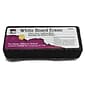 Charles Leonard Dry Erase Whiteboard Eraser, Gray/Black, Pack of 6 (CHL74535-6)