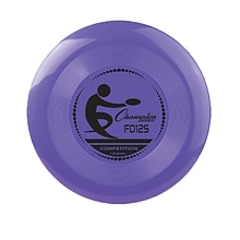 Champion Sports Plastic Disc, 125g, Assorted Colors, Pack of 6 (CHSFD125-6)