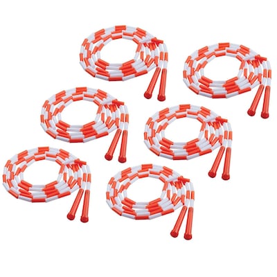 Champion Sports Plastic Segmented Jump Rope 10, Pack of 6 (CHSPR10-6)