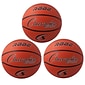 Champion Sports Junior Rubber Basketball, Orange/Black, Pack of 3 (CHSRBB2-3)