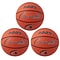 Champion Sports Mini Rubber Basketball, Orange/Black, Pack of 3 (CHSRBB5-3)