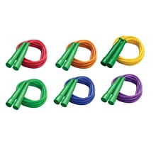 Champion Sports Licorice Plastic 10 Speed Rope, Assorted, Pack of 6 (CHSSPR10-6)