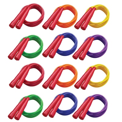 Champion Sports Licorice 7' Speed Rope, Pack of 12 (CHSSPR7-12)