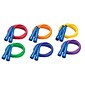 Champion Sports Licorice Plastic 9' Speed Rope Assorted, Pack of 6 (CHSSPR9-6)