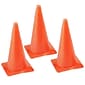 Champion Sports Safety Cone, 15" high, Pack of 3 (CHSTC15-3)