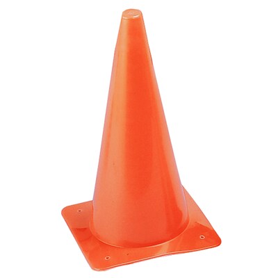 Champion Sports Safety Cone, 15" high, Pack of 3 (CHSTC15-3)