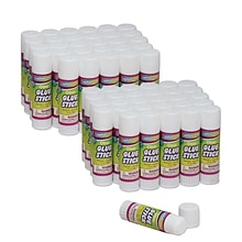Creativity Street Glue Sticks, Clear, 0.70 oz., 30 Per Pack, 2 Packs (CK-338530-2)