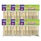 Creativity Street® Large, 3.75, Flat Slotted Clothespins, Natural, 40 Per Pack, 6 Packs (CK-368501-