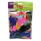 Creativity Street Turkey Plumage Feathers, Assorted Bright Hues, Assorted Sizes, 14 grams/Pack, 12 Packs (CK-450001-12)