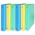 C-Line 3-Ring Binder, 1 Capacity, Assorted Colors, 6/Bundle (CLI31710-6)