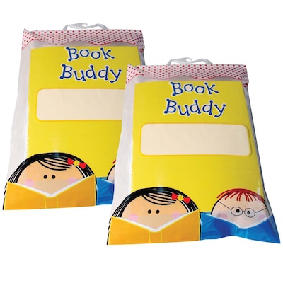 Creative Teaching Press Plastic Book Buddy Bags, 11 x 16, Multicolored, 5 Per Pack, 2 Packs (CTP29