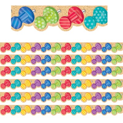 Creative Teaching Press Bold & Bright 2.75 Die Cut Border, 35 Per Pack, 6 Packs (CTP8347-6)
