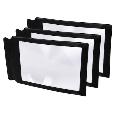 TickiT Large Sheet Magnifier, 8.7 x 5.5, Pack of 3 (CTU48123-3)