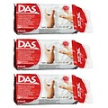 DAS® Air Hardening Modeling Clay, White, 1 lb. Per Pack, 3 Packs (DIX387000-3)