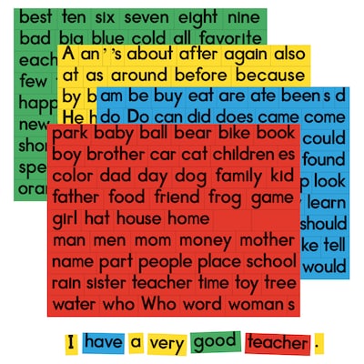 Dowling Magnets® Sentence Building Magnets, Grade K-12 (DO-733018)