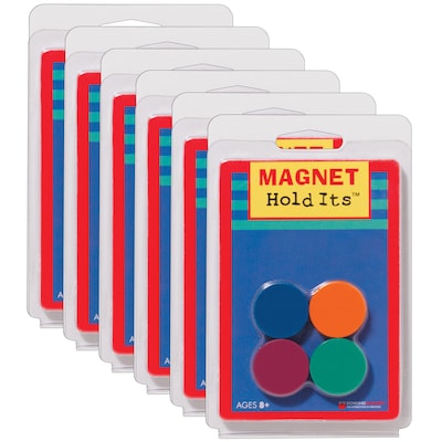 Dowling Magnets Ceramic Disc Magnets, 1, 8 Per Pack, 6 Packs (DO-735012-6)