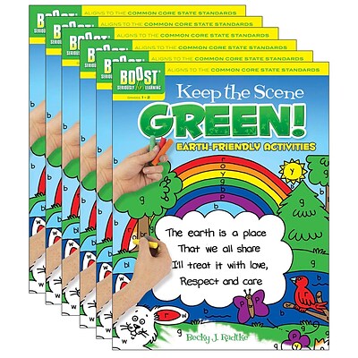 BOOST™ Keep the Scene Green! Earth-Friendly Activities, Pack of 6 (DP-494179-6)