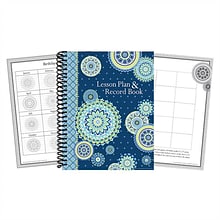 Eureka 40 Week, Blue Harmony Lesson Plan & Record Book, 8.5 x 11, Pack of 2 (EU-866273-2)