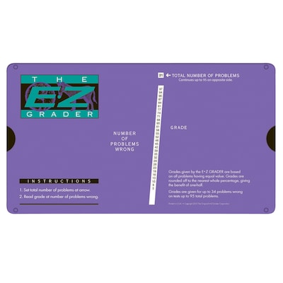 Original E-Z Grader E-Z Grader, Purple, Pack of 3 (EZ-5703PURPLE-3)