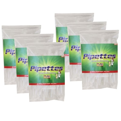 Fun Science Pipettes, 2 ml, 25 Per Pack, 6 Packs (FI-PSM-6)