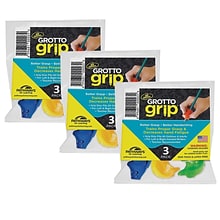 Pathways For Learning Grotto Grip, Assorted Colors, 3/Pack, 3 Packs (GGH03-3)
