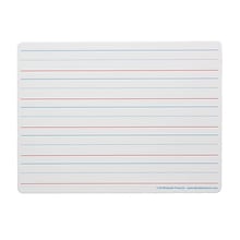 Flipside Products Magnetic Dry-Erase Whiteboard, Two-Sided Ruled/Blank, 9 x 12, Pack of 3 (FLP1007