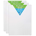 Flipside Products Melamine Dry-Erase Whiteboard, 18 x 24, 3/Bundle (FLP10085-3)
