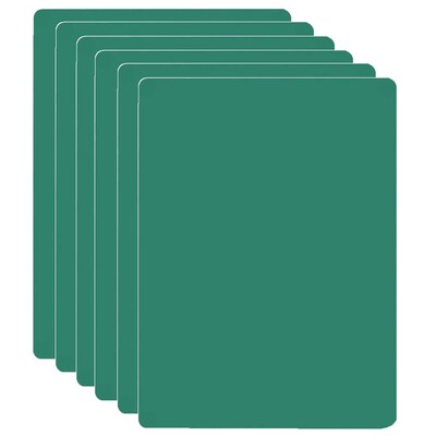 Flipside Products Green Chalk Board, Frameless, 9.5 x 12, Pack of 6 (FLP10109-6)