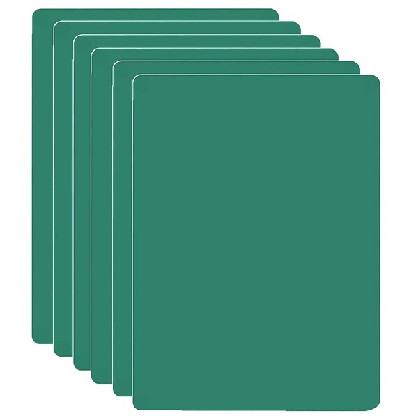 Flipside Products Green Chalk Board, Frameless, 9.5 x 12, Pack of 6 (FLP10109-6)