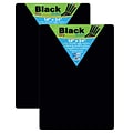 Flipside Products Black Melamine Dry-Erase Whiteboard, 18 x 24, Pack of 2 (FLP40085-2)