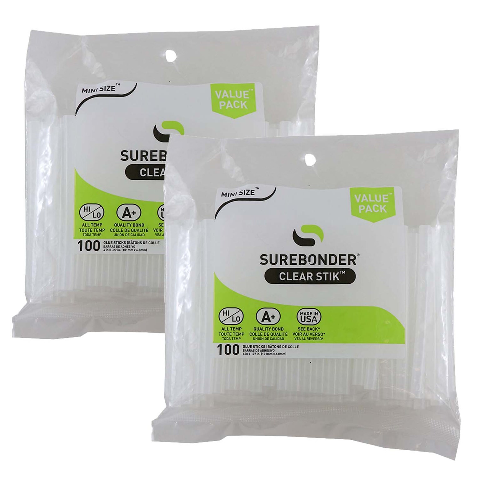 Surebonder Glue Sticks, 2/Pack (FPRDT100-2)