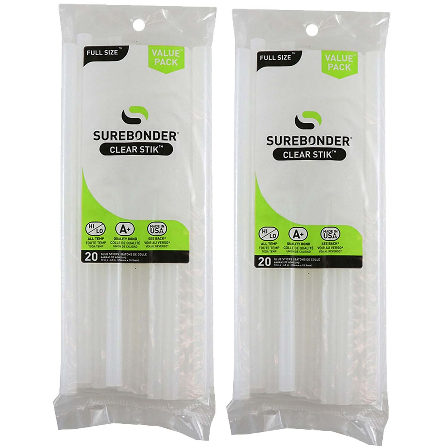 Surebonder Glue Sticks, 2/Pack (FPRDT2010-2)