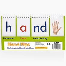 Junior Learning Double-Sided Blend Mini Flip Chart, 5.5 x 9.25, Pack of 3 (JRL457-3)