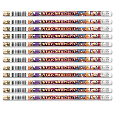 Moon Products Star Student Pencils, 12/Pack, 12 Packs (JRM2113B-12)