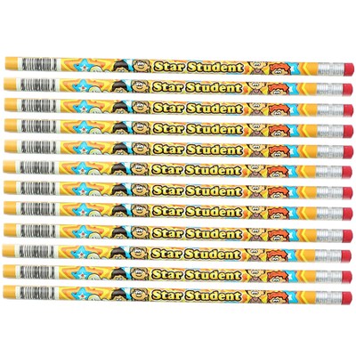 Moon Products Star Student Pencils, 12/Pack, 12 Packs (JRM2113B-12)