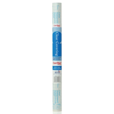 Con-Tact® Self-Adhesive Covering, 18 x 9, Clear, 6 Rolls (KIT09FC9993-6)