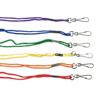 Martin Sports Rayon Lanyard, Assorted, 12 Per Pack, 3 Packs (MASL1AS-3)