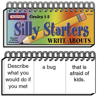 McDonald Publishing Silly Starters Write-Abouts, Grade 1-3, Pack of 2 (MC-W2020-2)