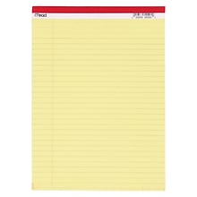 Mead 8.5 x 11 Wide Ruled Standard Legal Pad, Yellow, 50 Sheets/Pad, 12 Pads/Bundle (MEA59610-12)