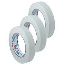 3M® 2 in x 60 yds., Masking Tape, White, 3 Rolls (MMM260048A-3)