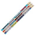 Musgrave Pencil Company Believe In Yourself Motivational Pencils, #2 Lead, 12/Pack, 12 Packs (MUS228