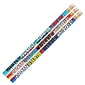 Musgrave Pencil Company Believe In Yourself Motivational Pencils, #2 Lead, 12/Pack, 12 Packs (MUS2283D-12)